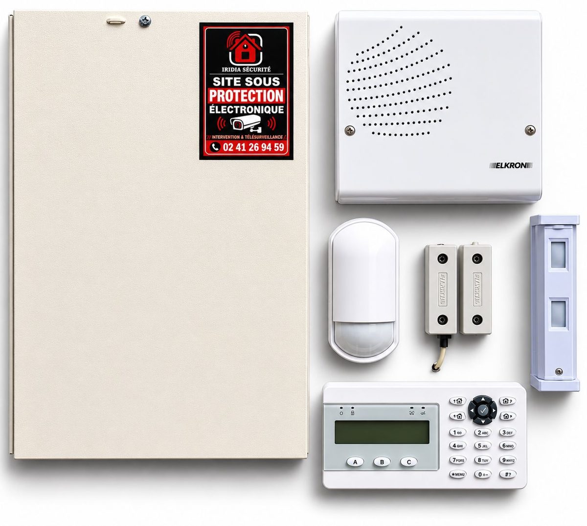 Pack alarme intrusion IRIDIA Sécurité